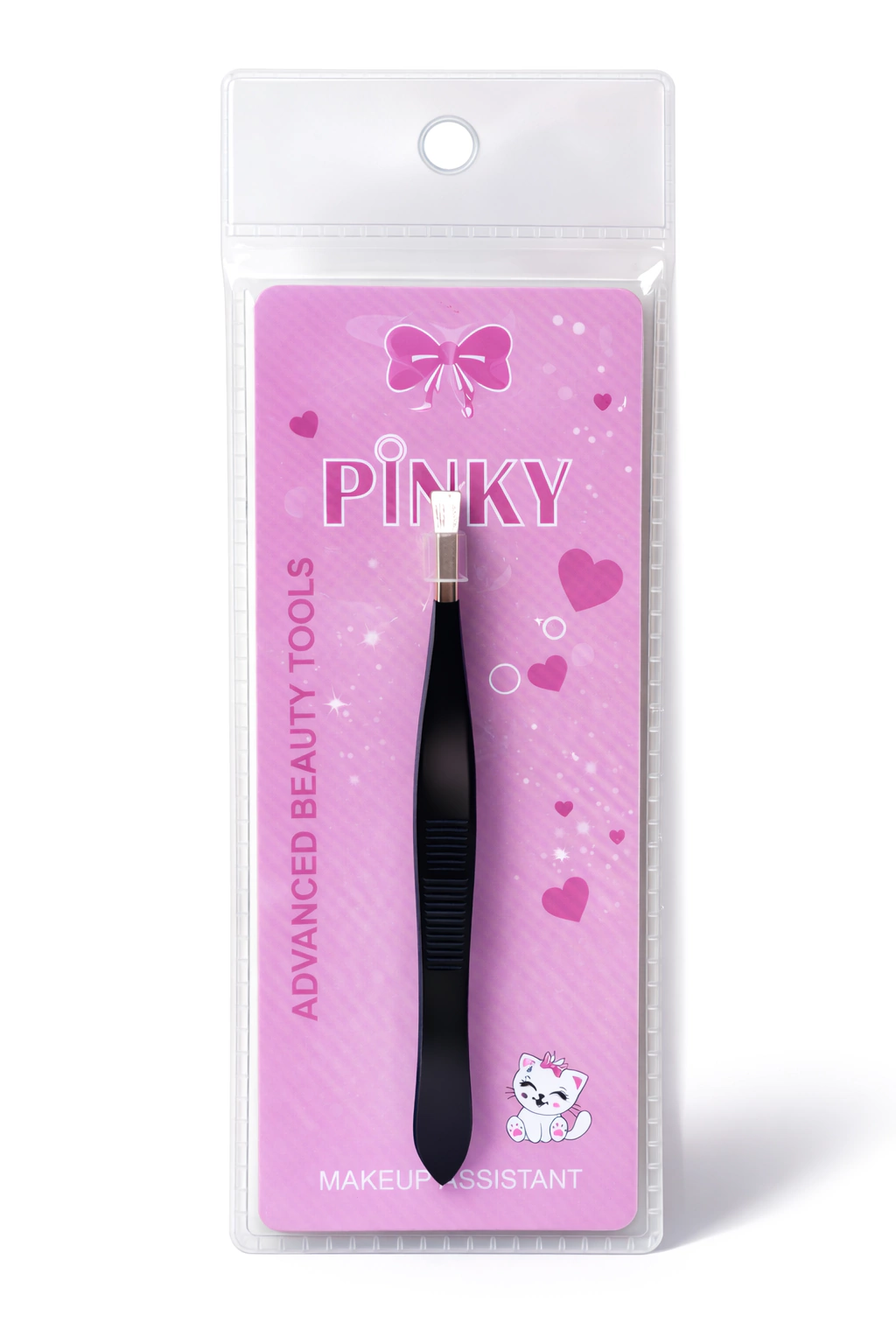 Pinza para depilar clasica negra PINKY